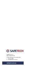 Preview for 22 page of SafeTech AS 900 Series Owner'S Manual