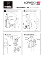 Предварительный просмотр 1 страницы SafeTech SafeTLock Cobra 1000 Installation Instructions