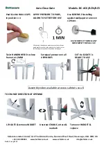 Предварительный просмотр 3 страницы Safetots Bettacare BC-ACX Instructions