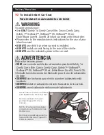 Предварительный просмотр 12 страницы Safety 1st CV146 User Manual