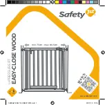 Safety 1st EASY-CLOSE WOOD Instructions Manual preview