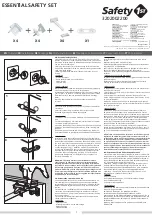 Preview for 1 page of Safety 1st ESSENTIAL SAFETY SET Manual