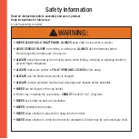 Preview for 2 page of Safety 1st Grow and Go TR405 Manual