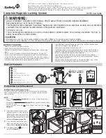 Preview for 1 page of Safety 1st HS130 User Manual