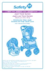 Safety 1st Jaunt Luxe Travel System User Manual preview