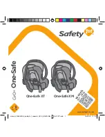 Safety 1st One-Safe XT User Manual preview