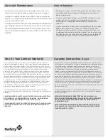 Preview for 8 page of Safety 1st Safe Stages 05355C User Manual