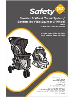 Preview for 1 page of Safety 1st Saunter 3-Wheel Travel System User Manual