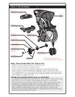 Preview for 4 page of Safety 1st Saunter 3-Wheel Travel System User Manual