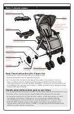 Preview for 4 page of Safety 1st Saunter Luxe LC-22 User Manual