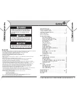 Preview for 2 page of Safety 1st TechTouch MO140 User Manual