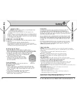 Preview for 8 page of Safety 1st TechTouch MO140 User Manual