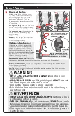 Предварительный просмотр 10 страницы Safety 1st Trivecta CV244 User Manual