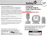 Preview for 1 page of Safety 1st TrustView MO079AR User Manual