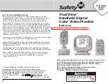 Preview for 1 page of Safety 1st TrustView MO080T User Manual