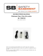 Safety Basement Platinum Nano SB-VR9920 Instruction Manual preview