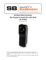 Safety Basement SB-DVR80 Instruction Manual preview