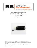 Safety Basement SB-VAR3800 Instruction Manual preview