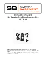 Safety Basement SB-VR9100 Instruction Manual preview