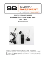 Safety Basement SB-VX0166 Instruction Manual preview