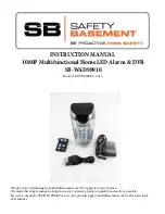 Safety Basement SB-WAD98910 Instruction Manual preview