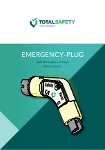 Предварительный просмотр 1 страницы Safety first Total Safety Solutions EMERGENCY-PLUG Manual