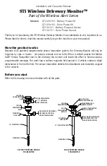 Safety Technology International STI Wireless Driveway Monitor STI-V34150 Installation And Operation Manual preview