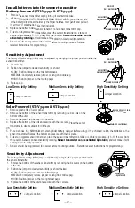 Preview for 2 page of Safety Technology International STI Wireless Driveway Monitor STI-V34150 Installation And Operation Manual