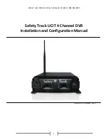 Safety Track UCIT 4 Installation And Configuration Manual preview