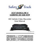 Safety Track UCIT BASIC/LIVE 4 CAMERA HD SSD DVR User Manual preview