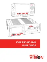 Safety Vision ICOP PRO HD HVR User Manual preview