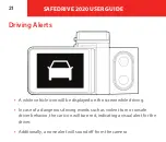 Preview for 22 page of Safety Vision SAFEDRIVE 2020 User Manual