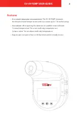 Preview for 4 page of Safety Vision SV-IR-TEMP User Manual