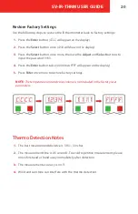 Preview for 22 page of Safety Vision SV-IR-THRM User Manual