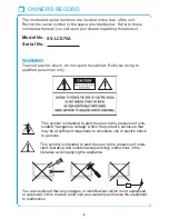 Preview for 2 page of Safety Vision SV-LCD70A Owner'S Manual