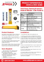 Preview for 1 page of Safety Xpress FDBOL800PAD Product Information & Installation Manual