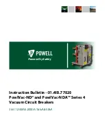 Safety POWELL PowlVac-ND 4 Series Instruction Bulletin preview