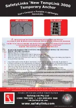 Предварительный просмотр 1 страницы SafetyLink TempLink 3000 Installation Manual