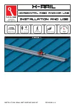 SafetyLink X-Rail Installation And Use Manual предпросмотр