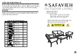 Safevieh Outdoor PAT6758 Manual предпросмотр