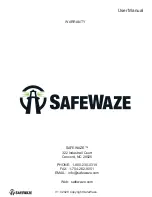 Предварительный просмотр 18 страницы SafeWaze 019-11003 User Manual