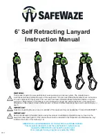 Preview for 1 page of SafeWaze 019-5000 Series Instruction Manual