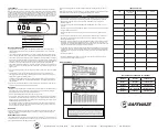 Preview for 2 page of SafeWaze 020-2040 Instruction Manual