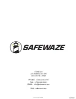 Предварительный просмотр 20 страницы SafeWaze 022-11029 Manual