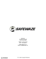 Preview for 30 page of SafeWaze 3X PRO User Manual