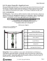 Preview for 5 page of SafeWaze 4 Person Temporary Horizontal Lifeline User Manual