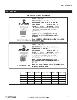 Preview for 19 page of SafeWaze Arc Flash 019-1080 User Manual