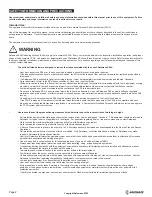 Preview for 2 page of SafeWaze FS-EX10-100-G Instruction Manual