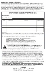 Preview for 8 page of SafeWaze FS-EX213 Operation And Instruction Manual