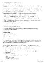 Preview for 2 page of SafeWaze FS-EX2510 User Instruction Manual